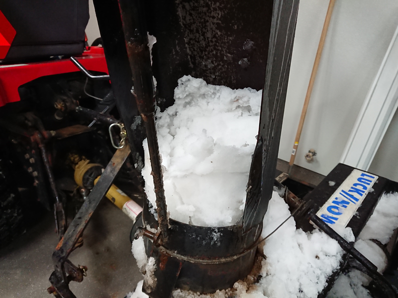 So that’s why I saw no snow blowing out of the chute.